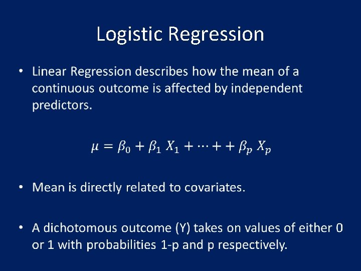 Logistic Regression • 