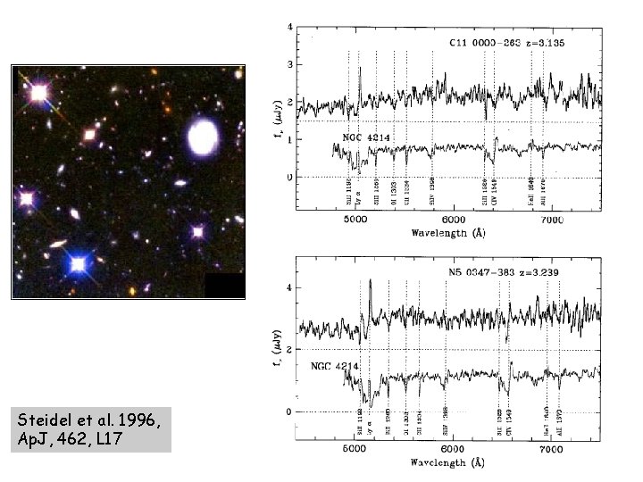 Steidel et al. 1996, Ap. J, 462, L 17 