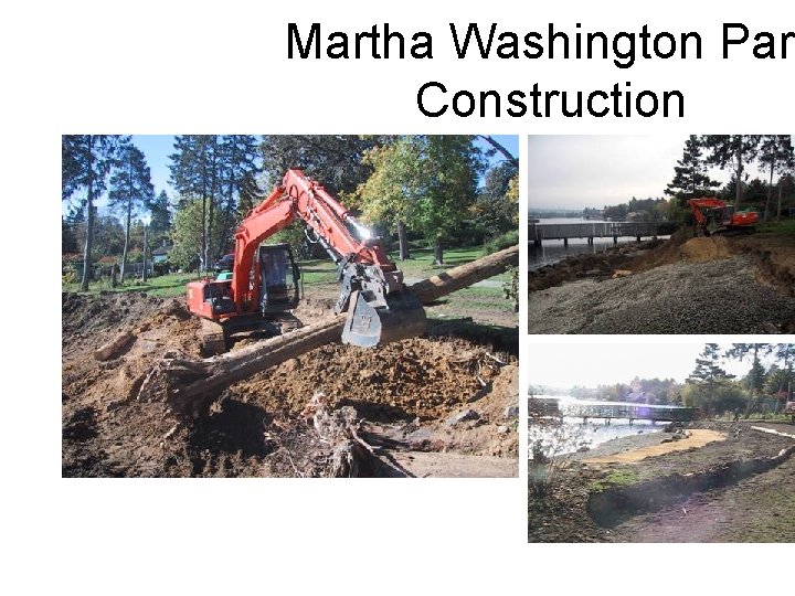 Martha Washington Park Construction 