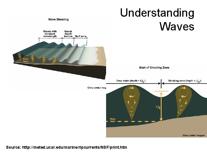 Understanding Waves Source: http: //meted. ucar. edu/marine/ripcurrents/NSF/print. htm 