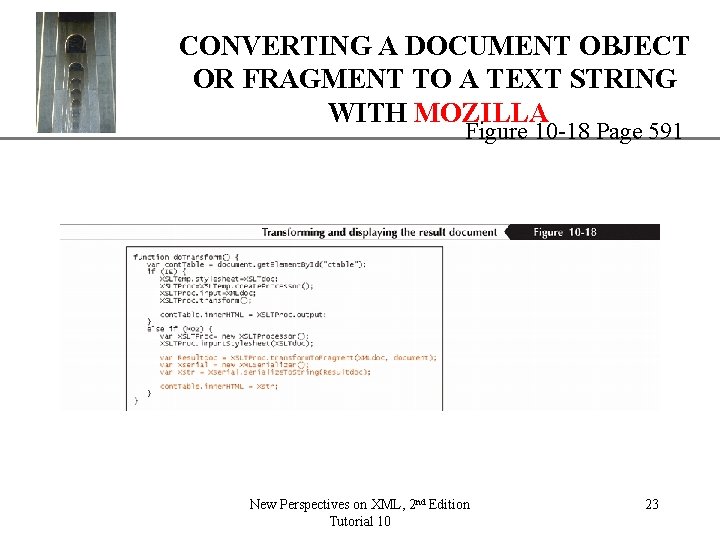 CONVERTING A DOCUMENT OBJECT XP OR FRAGMENT TO A TEXT STRING WITH MOZILLA Figure