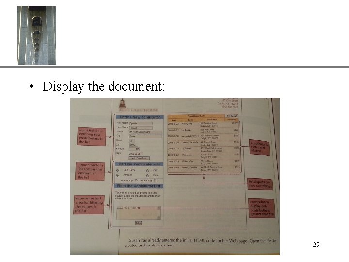 XP • Display the document: New Perspectives on XML, 2 nd Edition Tutorial 10