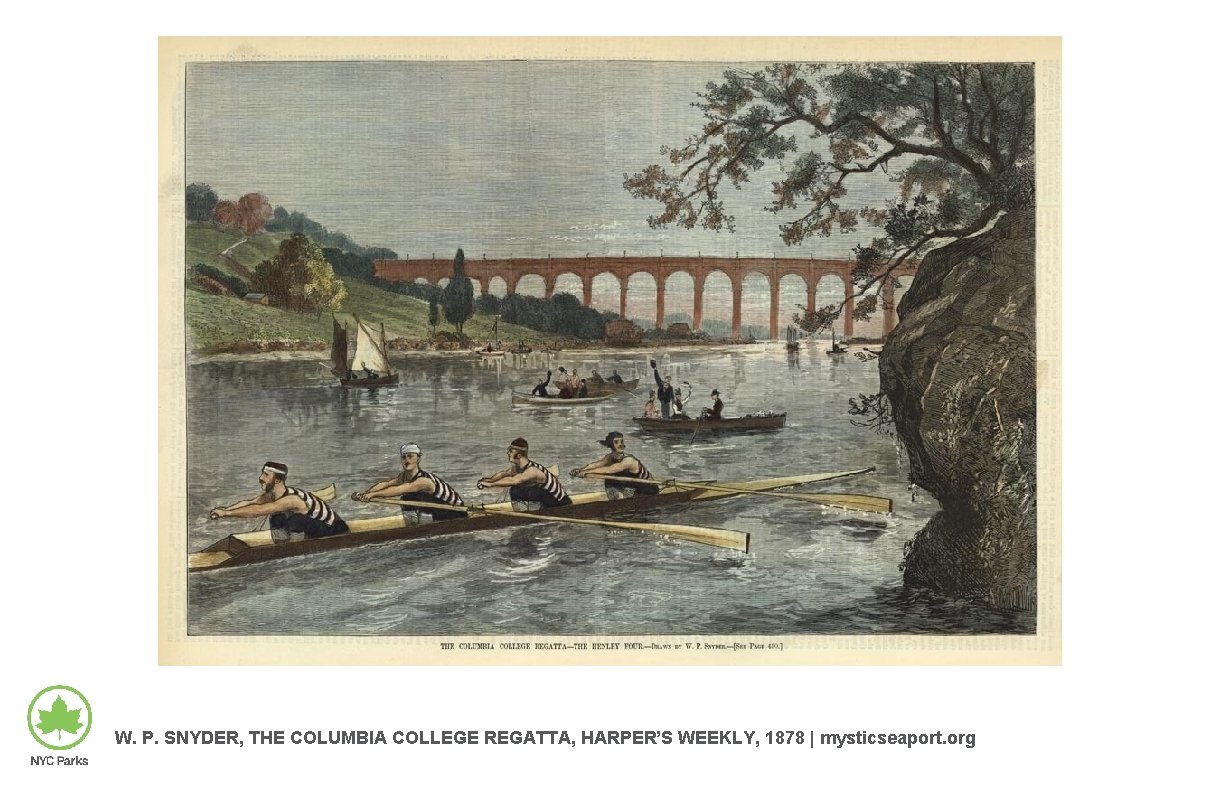 W. P. SNYDER, THE COLUMBIA COLLEGE REGATTA, HARPER’S WEEKLY, 1878 | mysticseaport. org 