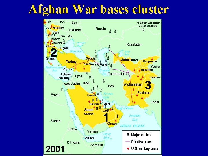 Afghan War bases cluster 