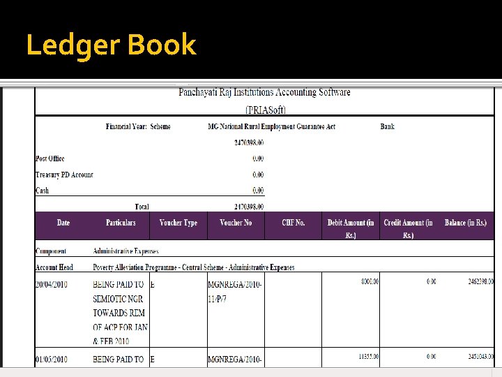 Ledger Book 