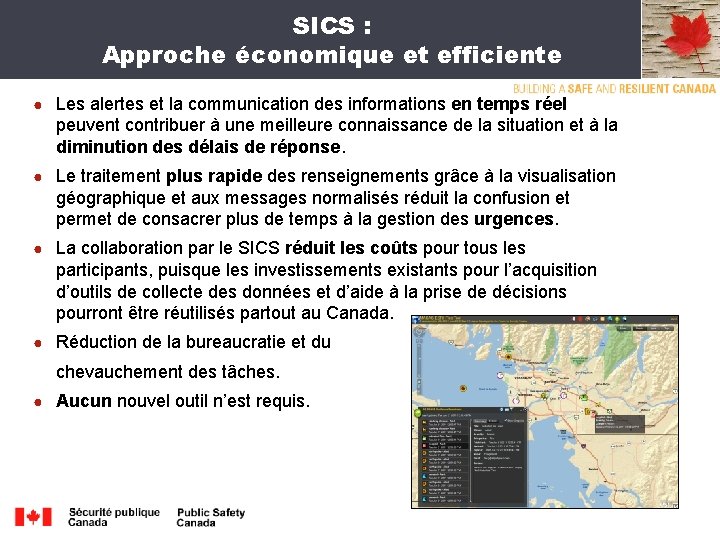 SICS : Approche économique et efficiente ● Les alertes et la communication des informations