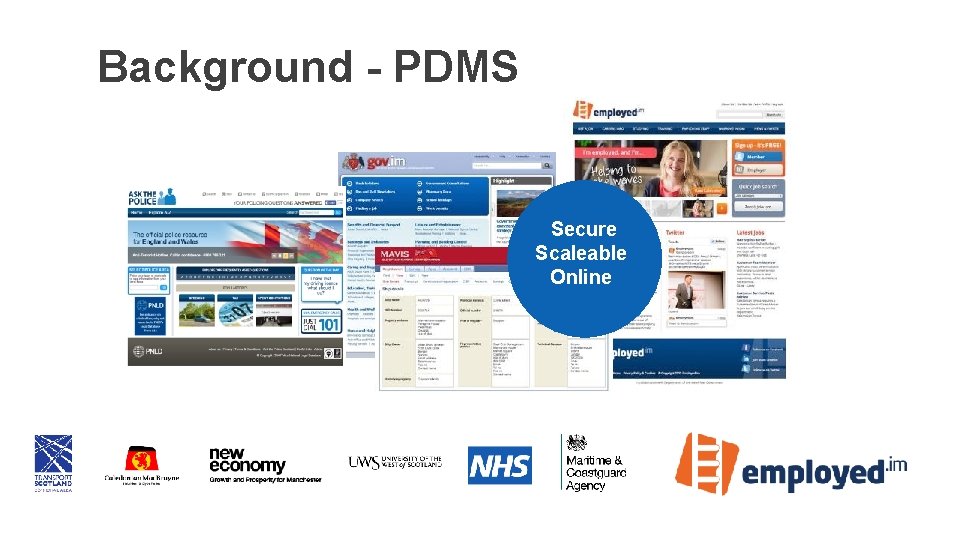 Background - PDMS Secure Scaleable Online 