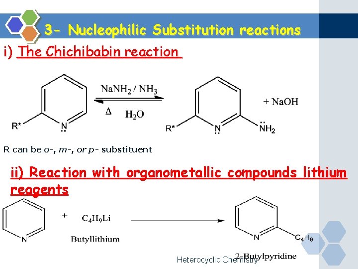 3 - Nucleophilic Substitution reactions i) The Chichibabin reaction R can be o-, m-,