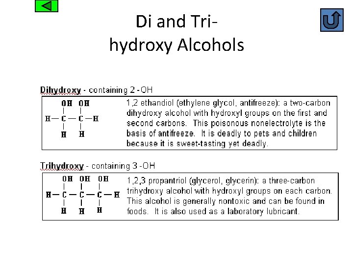 Di and Trihydroxy Alcohols 