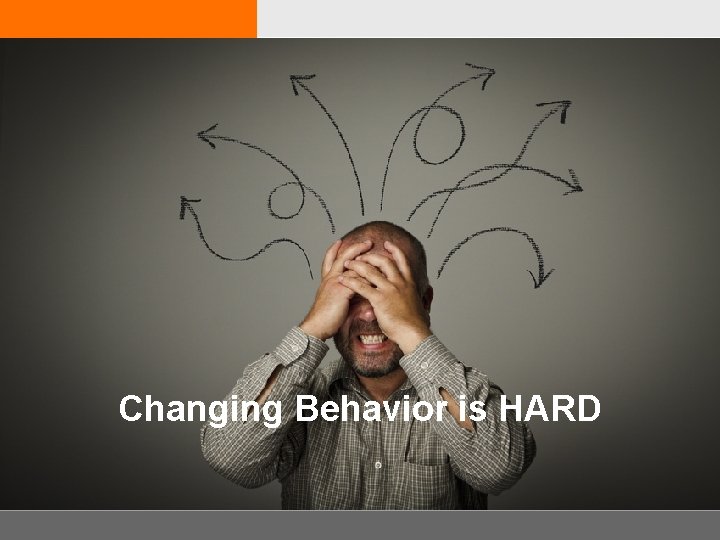Changing Behavior is HARD 