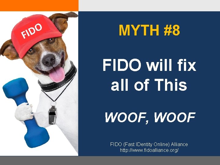 O D I F MYTH #8 FIDO will fix all of This WOOF, WOOF