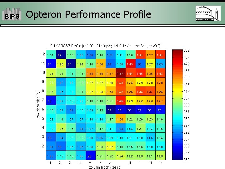 BIPS Opteron Performance Profile 