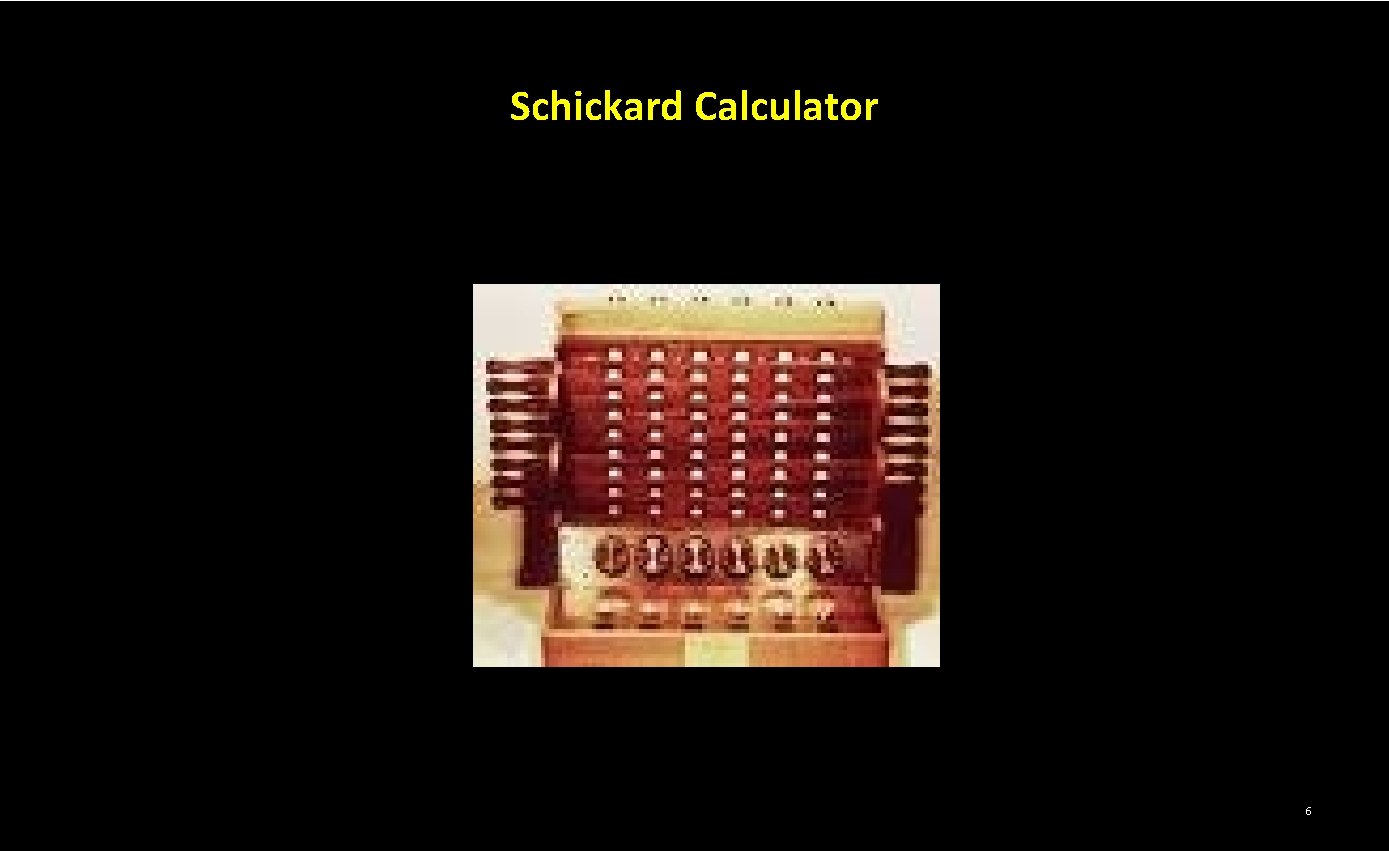 Schickard Calculator 6 