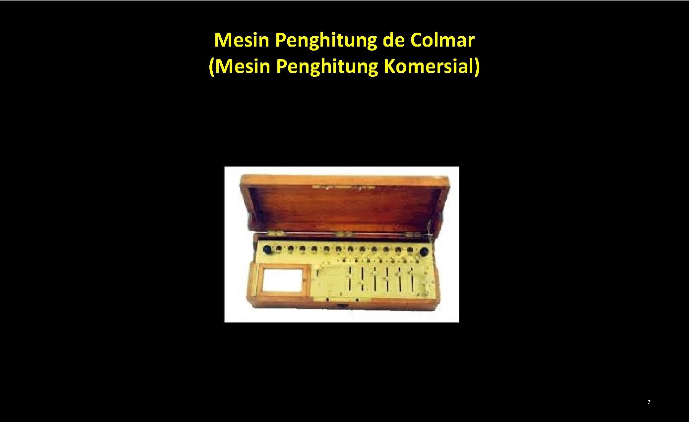 Mesin Penghitung de Colmar (Mesin Penghitung Komersial) 7 