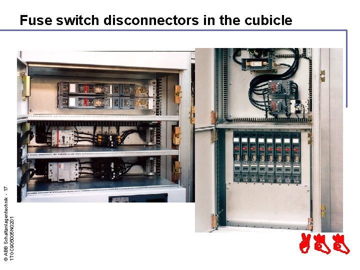 © ABB Schaltanlagentechnik - 17 1 TGC 905005 N 0201 Fuse switch disconnectors in
