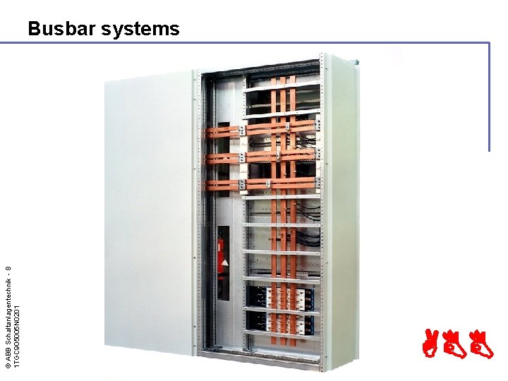 © ABB Schaltanlagentechnik - 8 1 TGC 905005 N 0201 Busbar systems ABB 