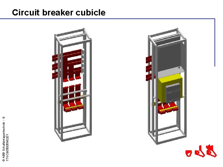 © ABB Schaltanlagentechnik - 9 1 TGC 905005 N 0201 Circuit breaker cubicle ABB