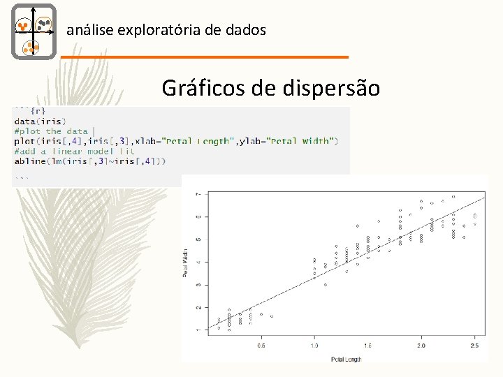 análise exploratória de dados Gráficos de dispersão 