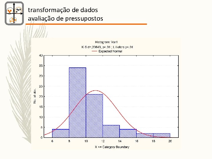 transformação de dados avaliação de pressupostos 