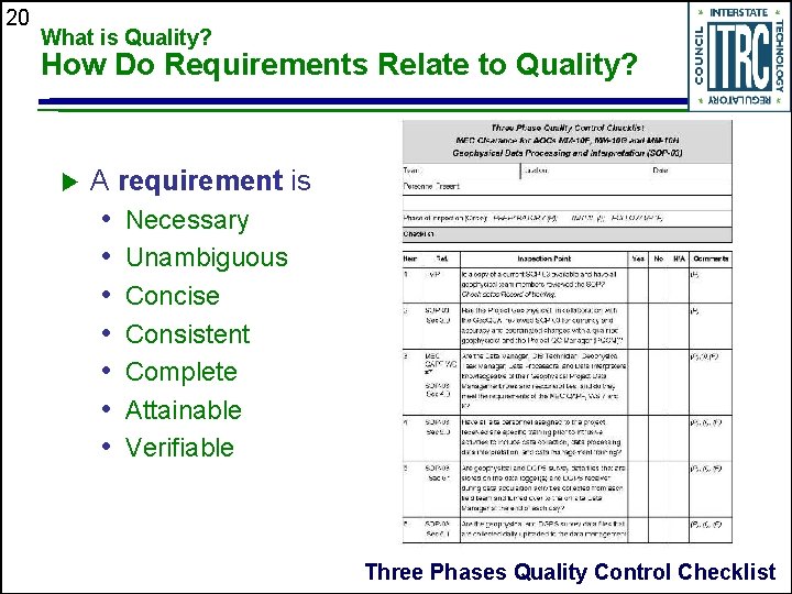 20 What is Quality? How Do Requirements Relate to Quality? u A requirement is