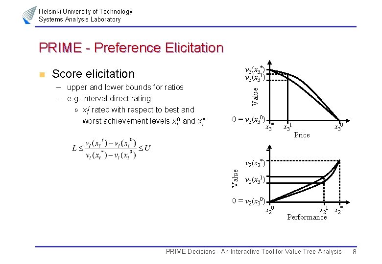 Helsinki University of Technology Systems Analysis Laboratory PRIME - Preference Elicitation – upper and