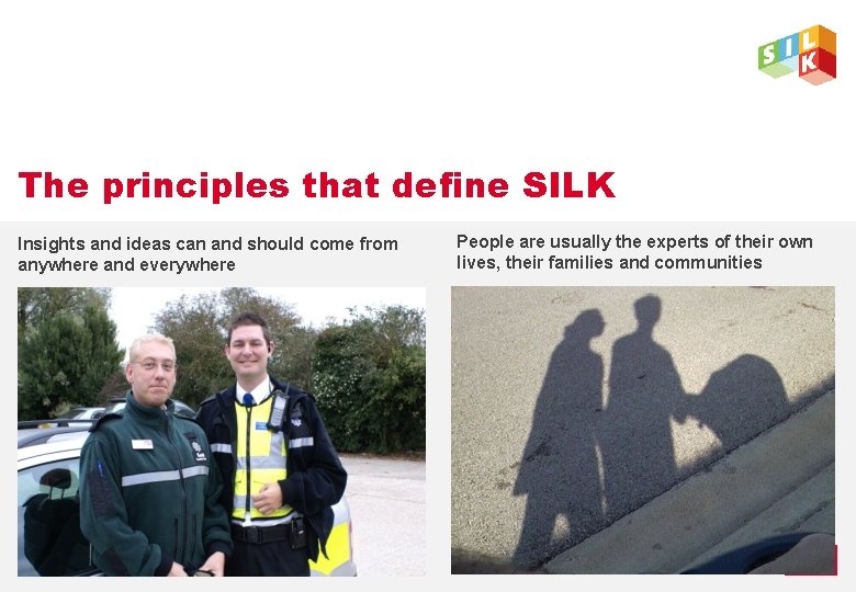The principles that define SILK Insights and ideas can and should come from anywhere