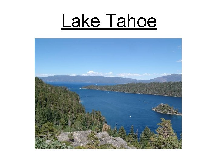 Lake Tahoe 