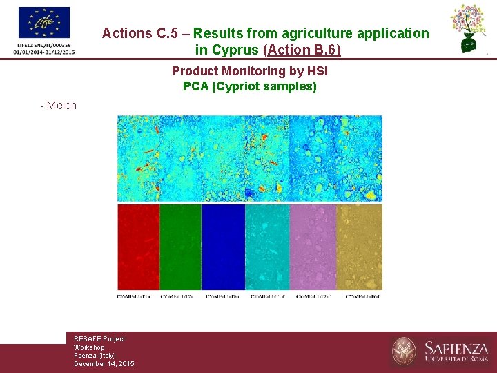Actions C. 5 – Results from agriculture application in Cyprus (Action B. 6) Product
