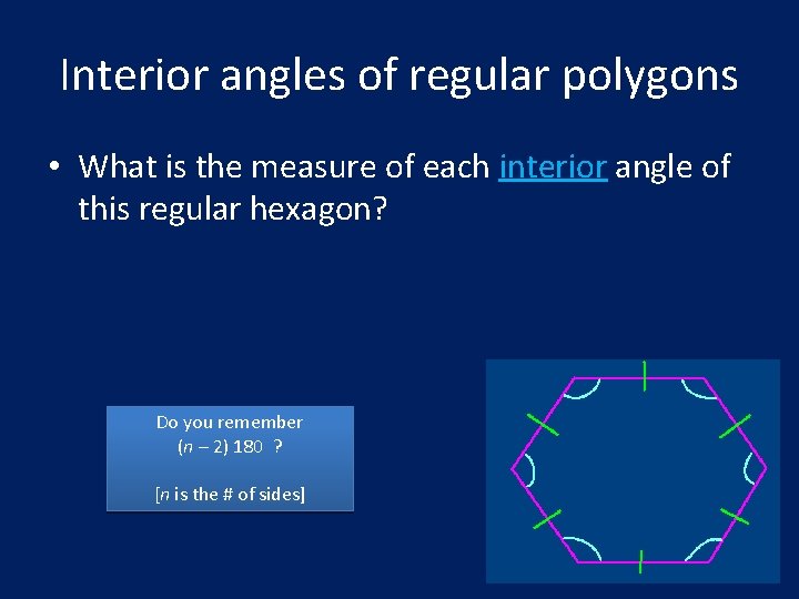 Regular Polygons Geometry Chapter 3 A Bower Point
