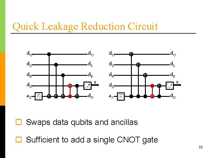 Quick Leakage Reduction Circuit d. U d. L d. R d. D a. Z
