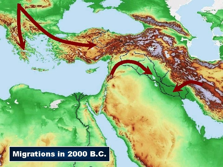 Migrations in 2000 B. C. 