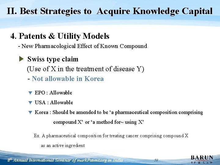 II. Best Strategies to Acquire Knowledge Capital 4. Patents & Utility Models - New