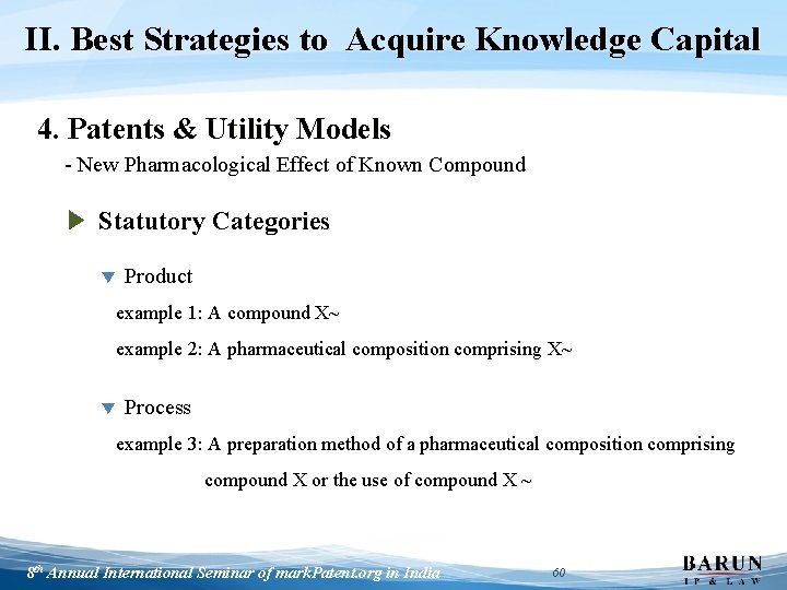 II. Best Strategies to Acquire Knowledge Capital 4. Patents & Utility Models - New