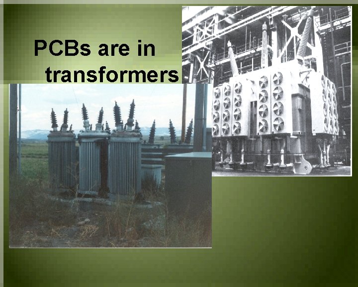 PCBs are in transformers 