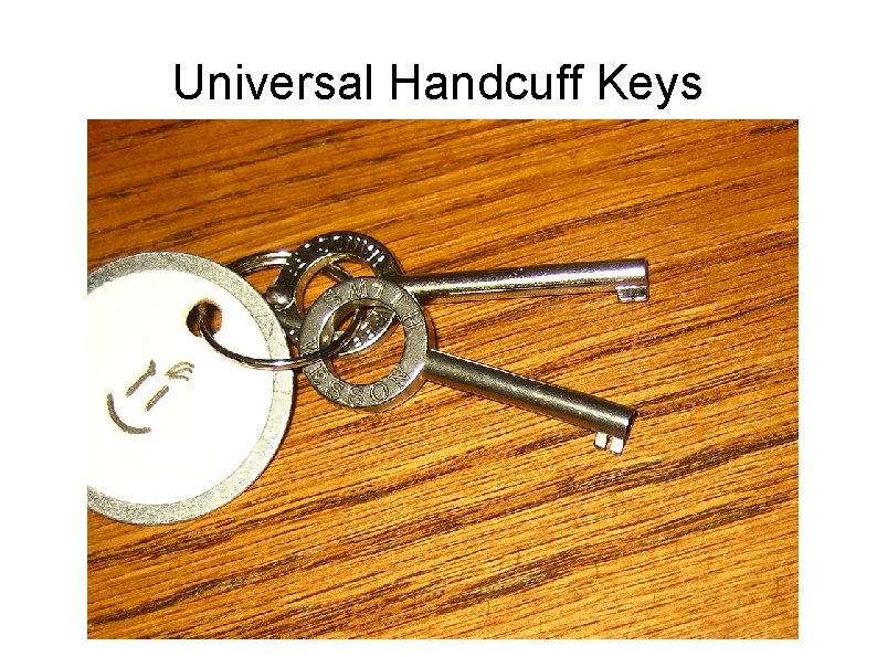 Universal Handcuff Keys 
