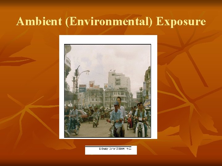 Ambient (Environmental) Exposure 