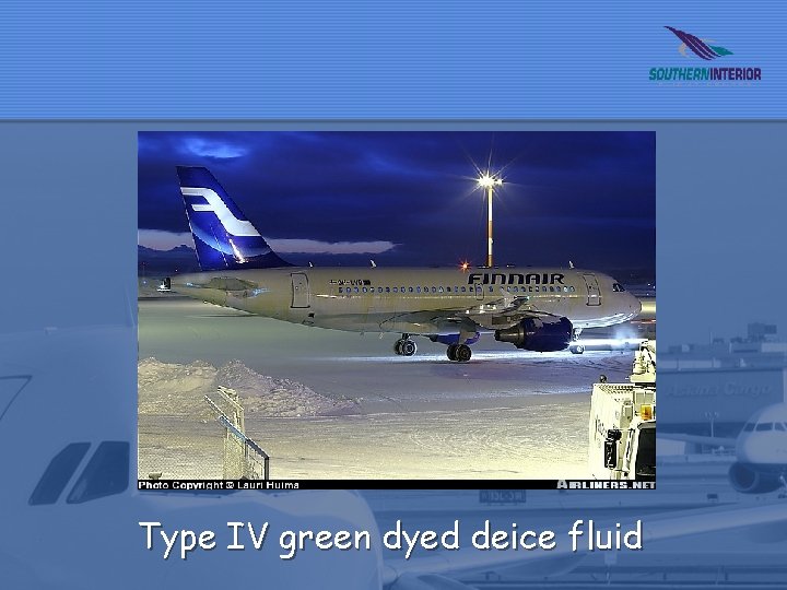 Type IV green dyed deice fluid 