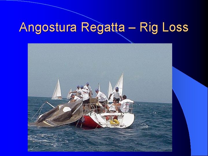 Angostura Regatta – Rig Loss 