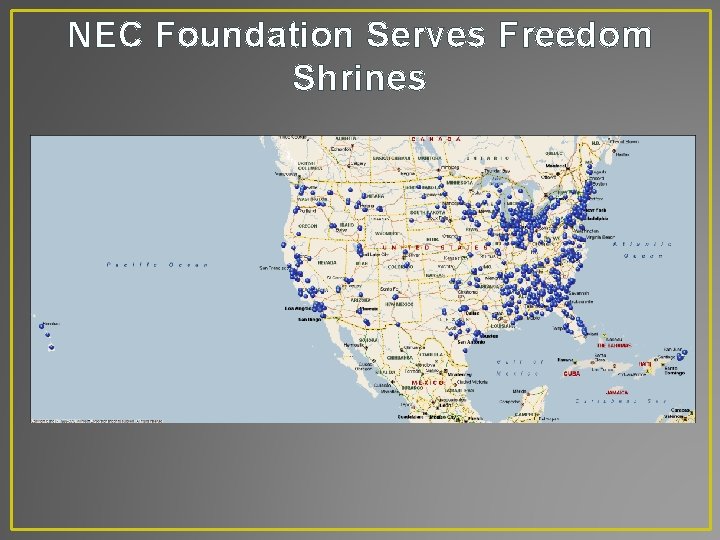 NEC Foundation Serves Freedom Shrines 