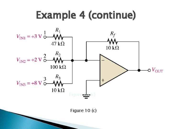 Example 4 (continue) Figure 10 (c) 