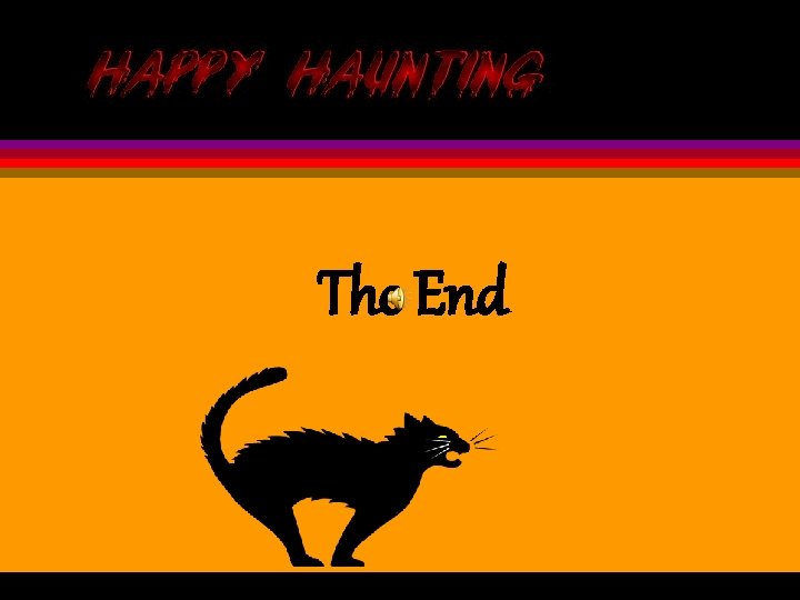 Happy Halloween! The End 