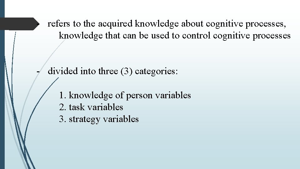 Metacognition Chapter 1 Study Habits Questionnaire Always 10