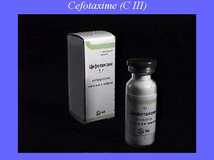 Cefotaxime (C III) 
