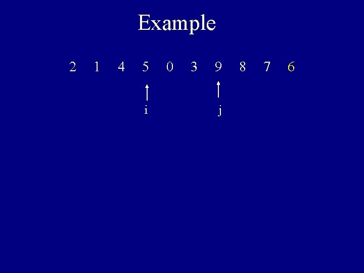 Example 2 1 4 5 i 0 3 9 j 8 7 6 