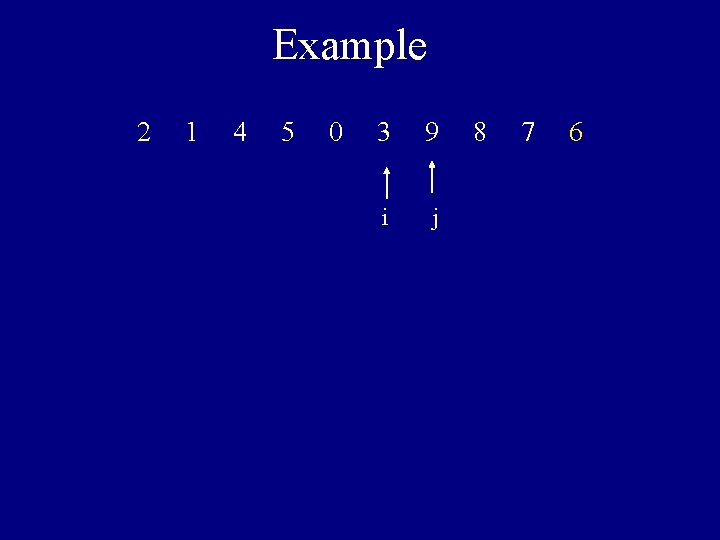 Example 2 1 4 5 0 3 9 i j 8 7 6 