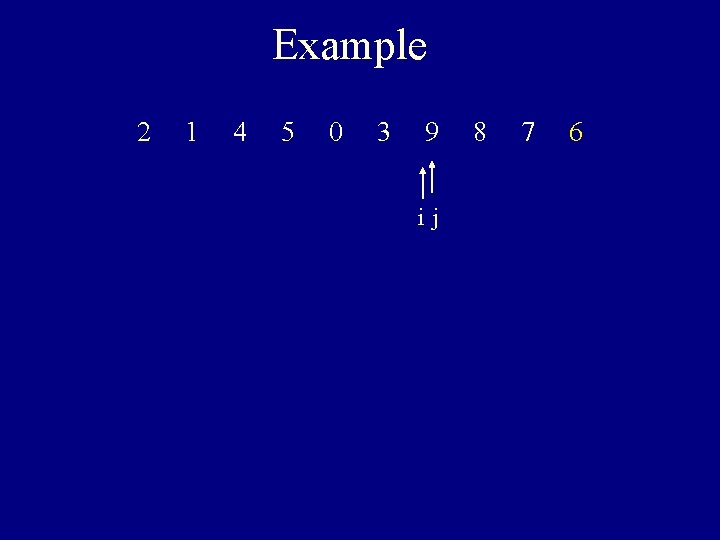 Example 2 1 4 5 0 3 9 ij 8 7 6 