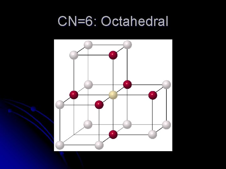 CN=6: Octahedral 