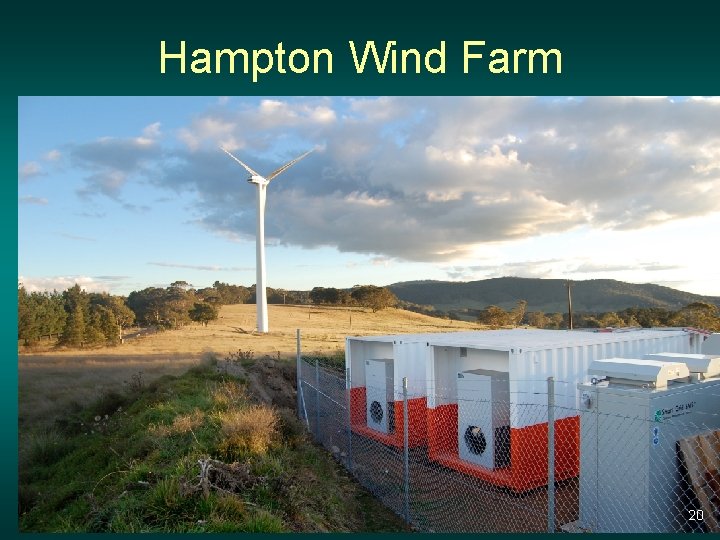 Hampton Wind Farm 20 