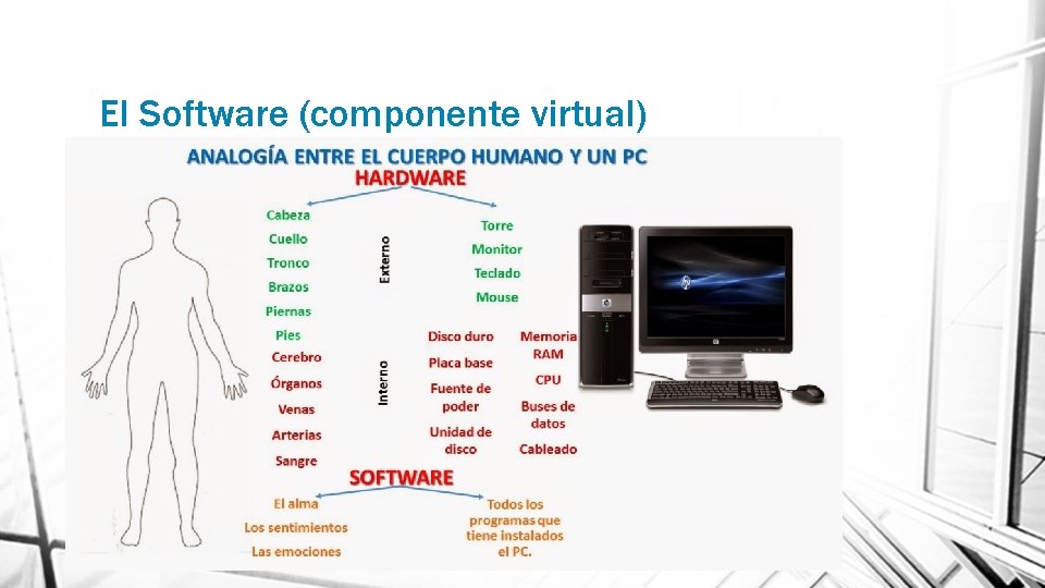 El Software (componente virtual) 