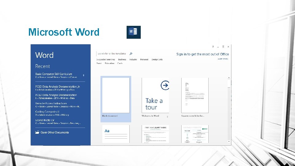 Microsoft Word 